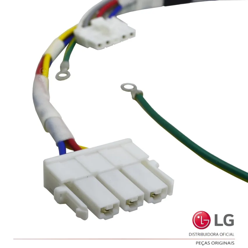 CABO DE REDE ELÉTRICA LG LAVA E SECA WD-13436RD WD1316AD7 WD13436RN WD1873RDS WM4070HVA 6877ER1016F