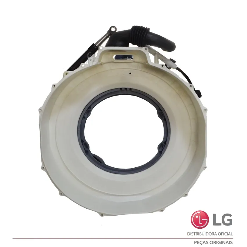 TAMBOR FRONTAL DO CESTO COMPLETO LAVA E SECA LG CV9011EC4 CV9011EC4A ACQ90597903 | ORIGINAL