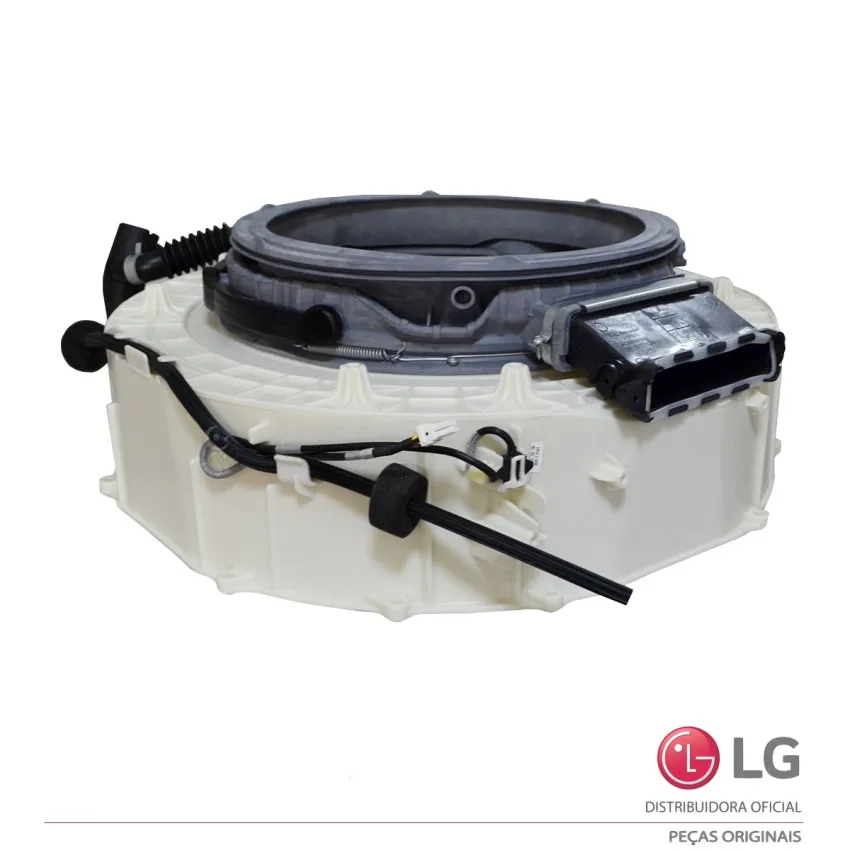 TAMBOR FRONTAL DO CESTO COMPLETO LAVA E SECA LG CV9011EC4 CV9011EC4A ACQ90597903 | ORIGINAL