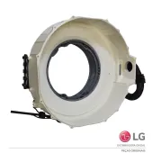 TAMBOR FRONTAL DO CESTO COMPLETO LAVA E SECA LG CV9011EC4 CV9011EC4A ACQ90597903 | ORIGINAL