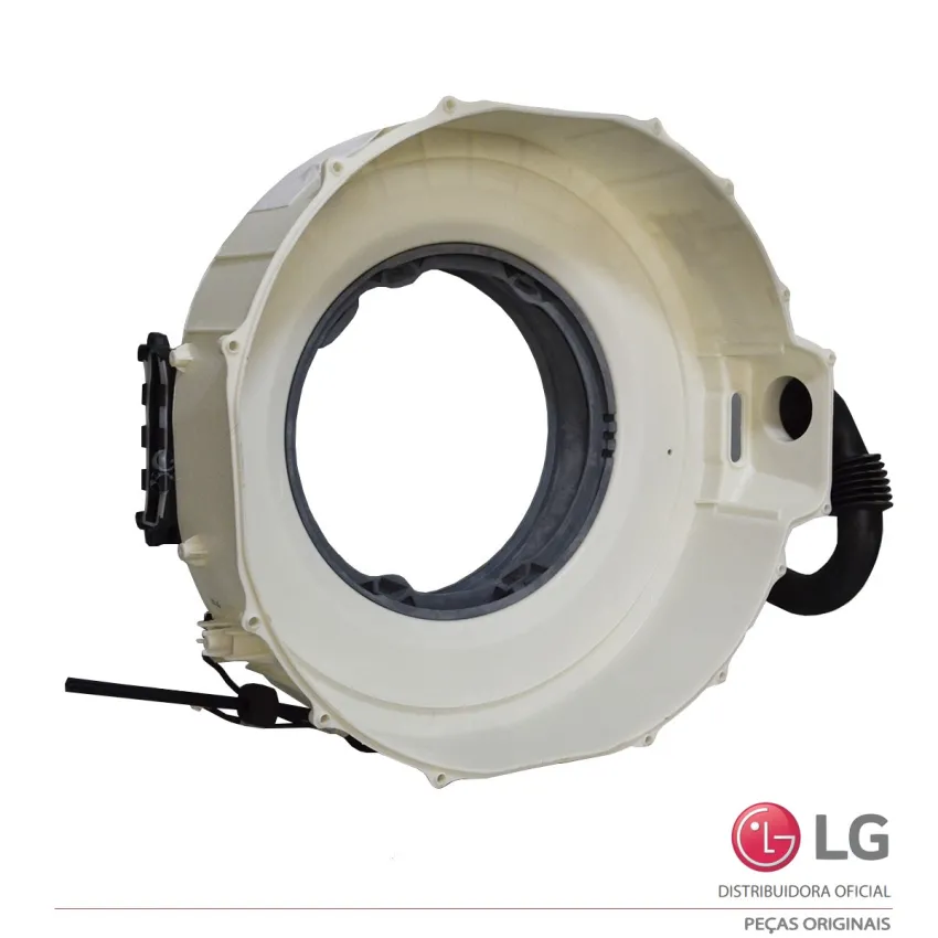 TAMBOR FRONTAL DO CESTO COMPLETO LAVA E SECA LG CV9011EC4 CV9011EC4A ACQ90597903 | ORIGINAL