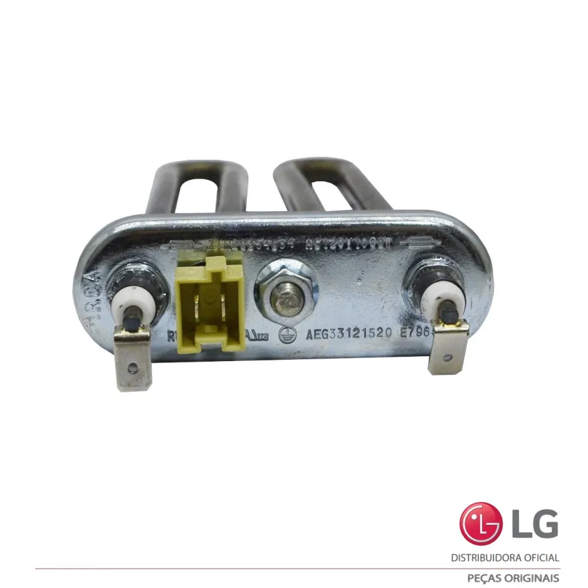 RESISTENCIA DE AQUECIMENTO COM TERMISTOR LAVA E SECA LG WD17SV2S6BA F0L2CRV2T RW8TF2PG AEG33121520 AEG33121540