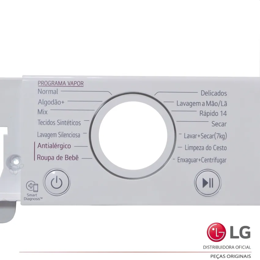 GABINETE PAINEL FRONTAL LG LAVA E SECA CV3011WG4A AGL30002463 - ORIGINAL