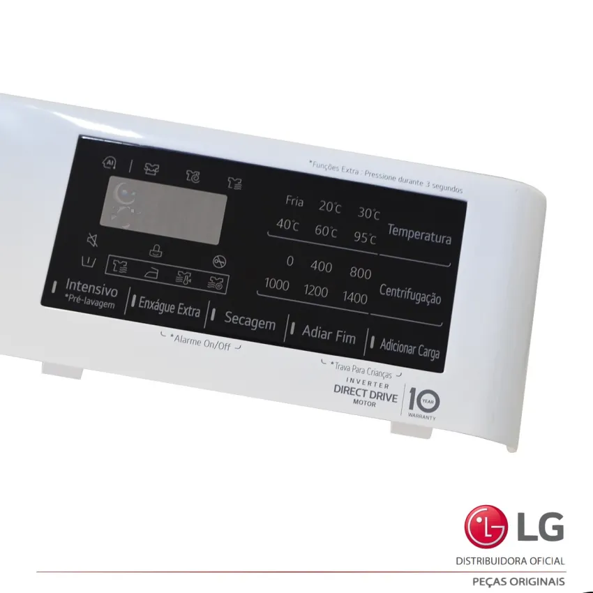 GABINETE PAINEL FRONTAL LG LAVA E SECA CV3011WG4A AGL30002463 - ORIGINAL