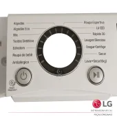 GABINETE PAINEL FRONTAL LG LAVA E SECA AGL74176041 WD11WP6 WD1412RTB - ORIGINAL