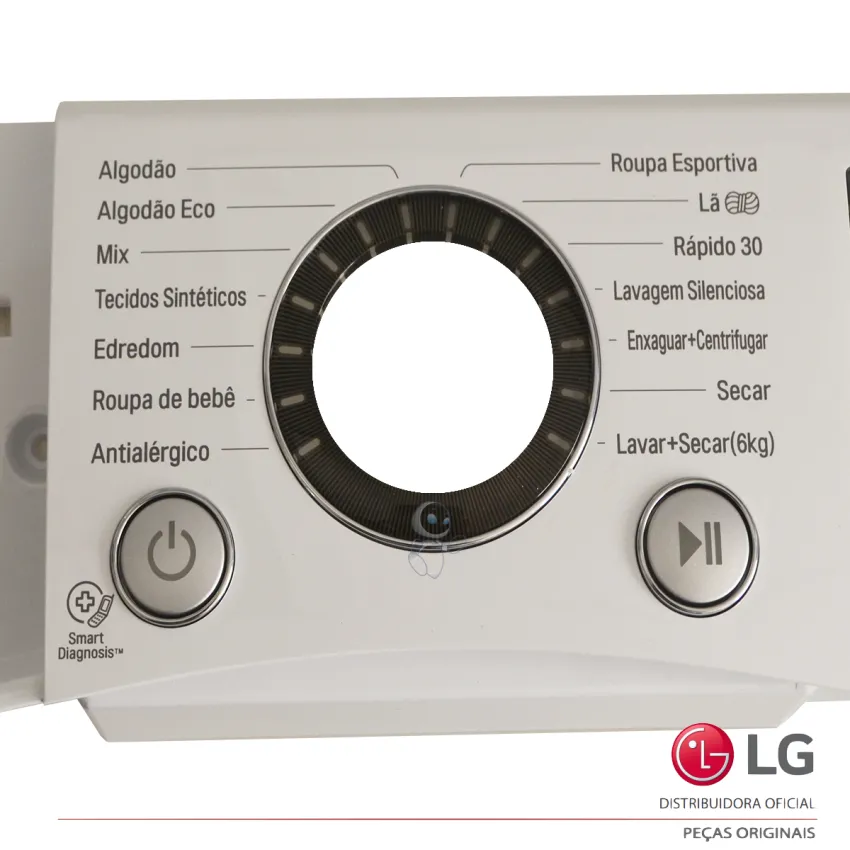 GABINETE PAINEL FRONTAL LG LAVA E SECA AGL74176041 WD11WP6 WD1412RTB - ORIGINAL