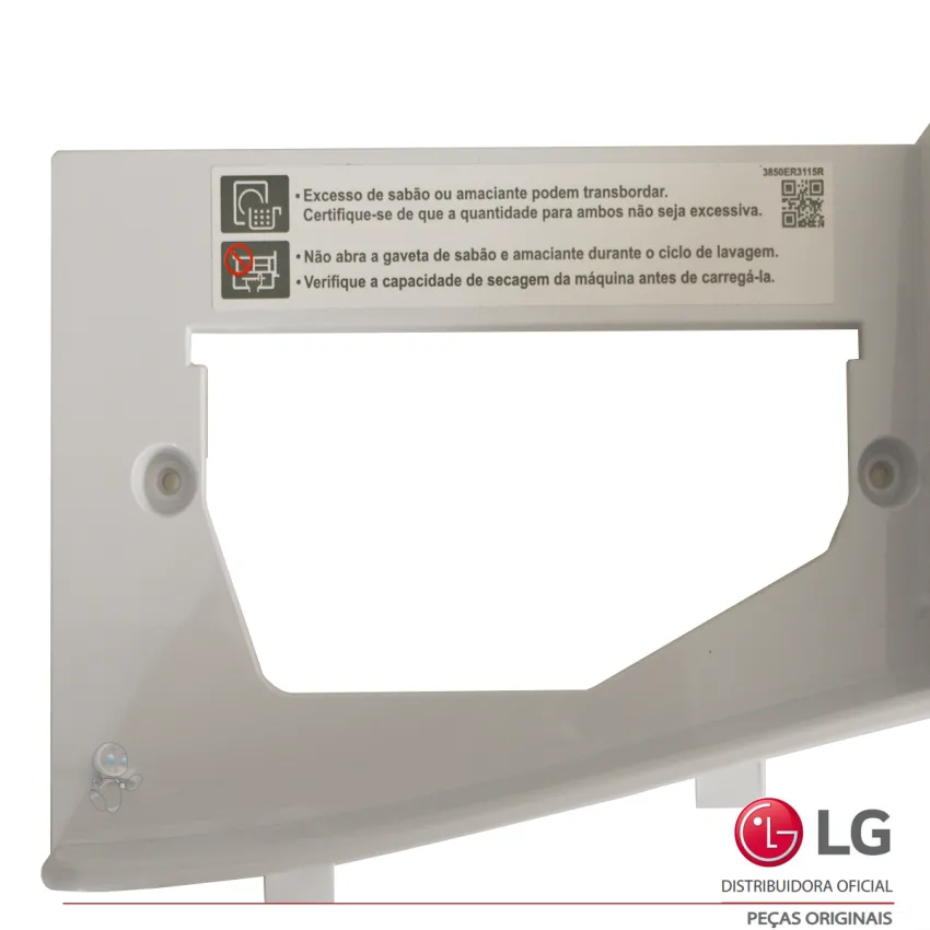 GABINETE PAINEL FRONTAL LG LAVA E SECA AGL74176041 WD11WP6 WD1412RTB - ORIGINAL