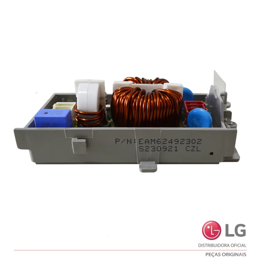 FILTRO DE LINHA LG LAVA E SECA 110/220V 50/60HZ WD1252RD WD1252RW LGLF-WK09B EAM62492302 | ORIGINAL