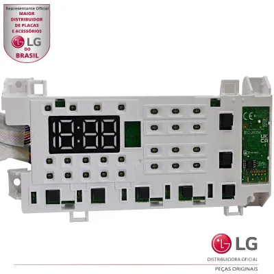 PLACA DO DISPLAY / INTERFACE LAVA E SECA LG CV5010TS4 CV5010WG4 CV5011TS4 CV5011WG4 EBR33119163 EBR87419853 EBR35661106