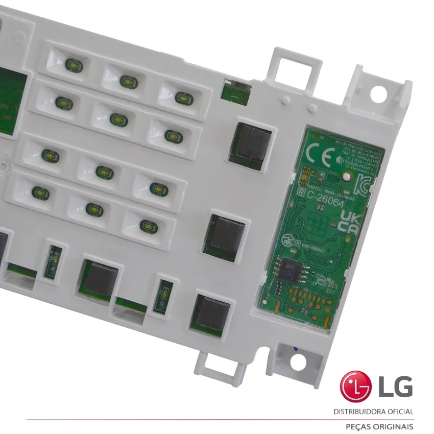 PLACA DO DISPLAY / INTERFACE LAVA E SECA LG CV5010TS4 CV5010WG4 CV5011TS4 CV5011WG4 EBR33119163 EBR87419853 EBR35661106