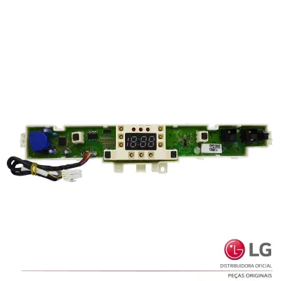 PLACA DISPLAY LAVADORA LG WD100CV F70E1UDNK1 EBR77924206 NOVA | ORIGINAL