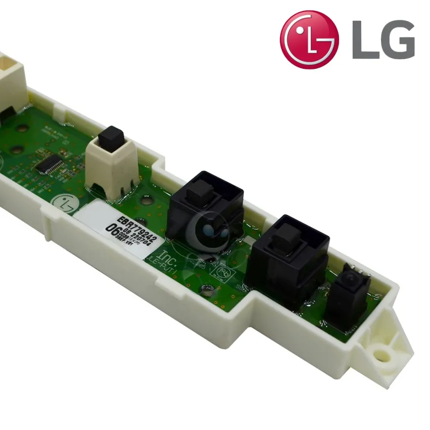 PLACA DISPLAY LAVADORA LG WD100CV F70E1UDNK1 EBR77924206 NOVA | ORIGINAL