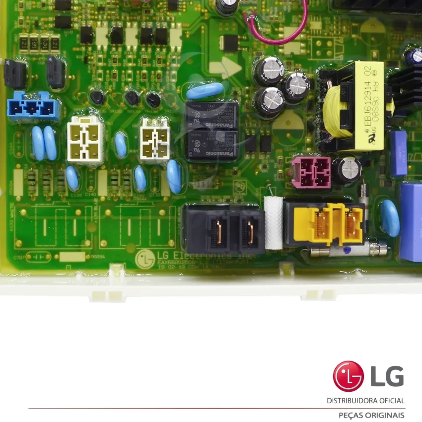 PLACA PRINCIPAL LAVADORA LG WM17VVS6A F0K2CYK5T EBR79602618 EAX66202506 | NOVA