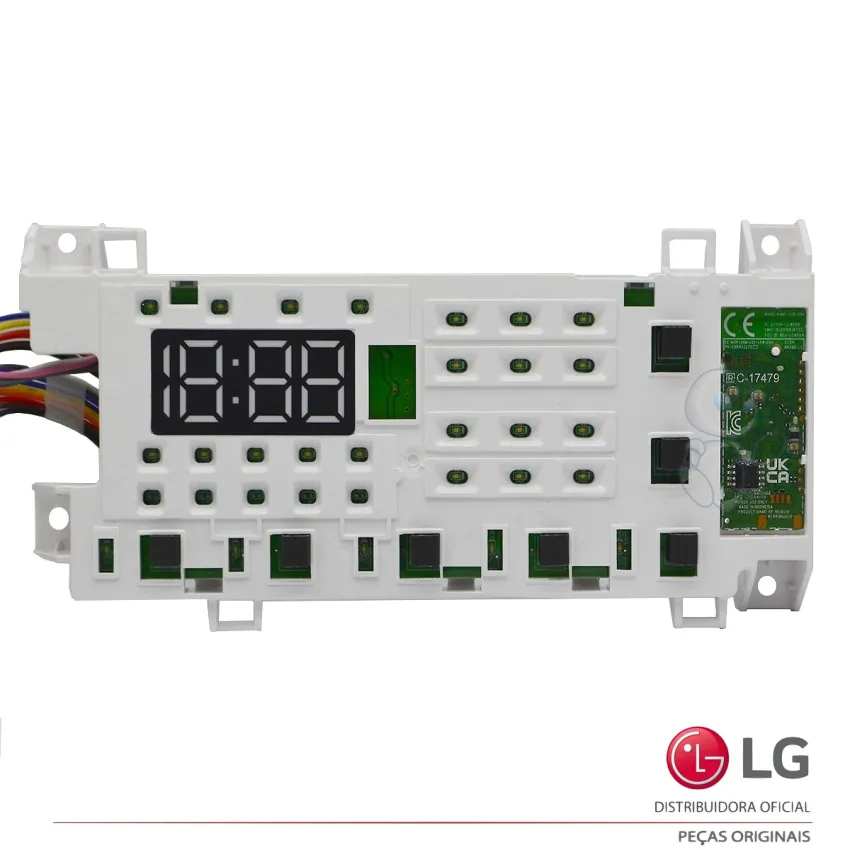 PLACA INTERFACE / DISPLAY LAVA E SECA LG FV5011WG4 FV5011WG4A EBR33119166 EBR87419873 | ORIGINAL