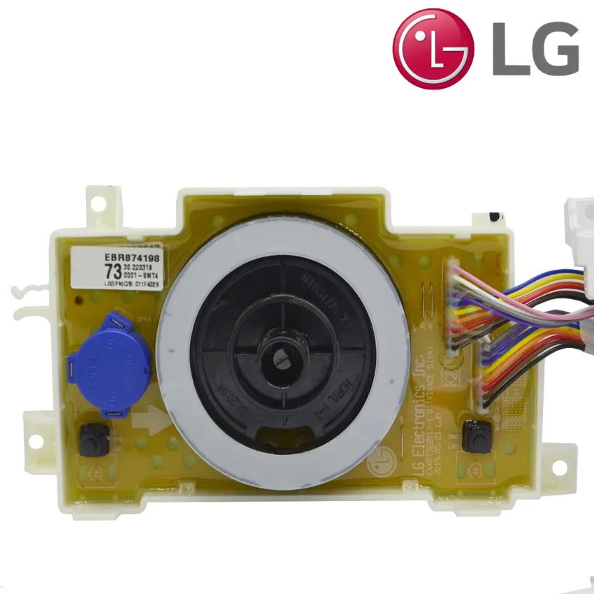 PLACA INTERFACE / DISPLAY LAVA E SECA LG FV5011WG4 FV5011WG4A EBR33119166 EBR87419873 | ORIGINAL