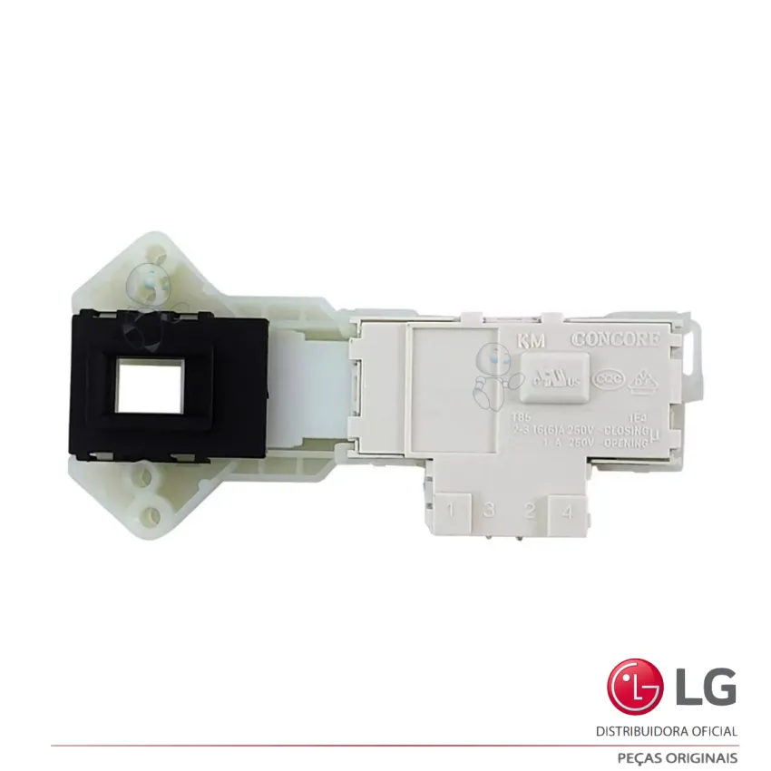 TRAVA DA PORTA LAVA E SECA LG 127/220V WD1496ADP WD1496ADPA WD9WE6 WD9WE6A WD-12320RD 6601EN1003D
