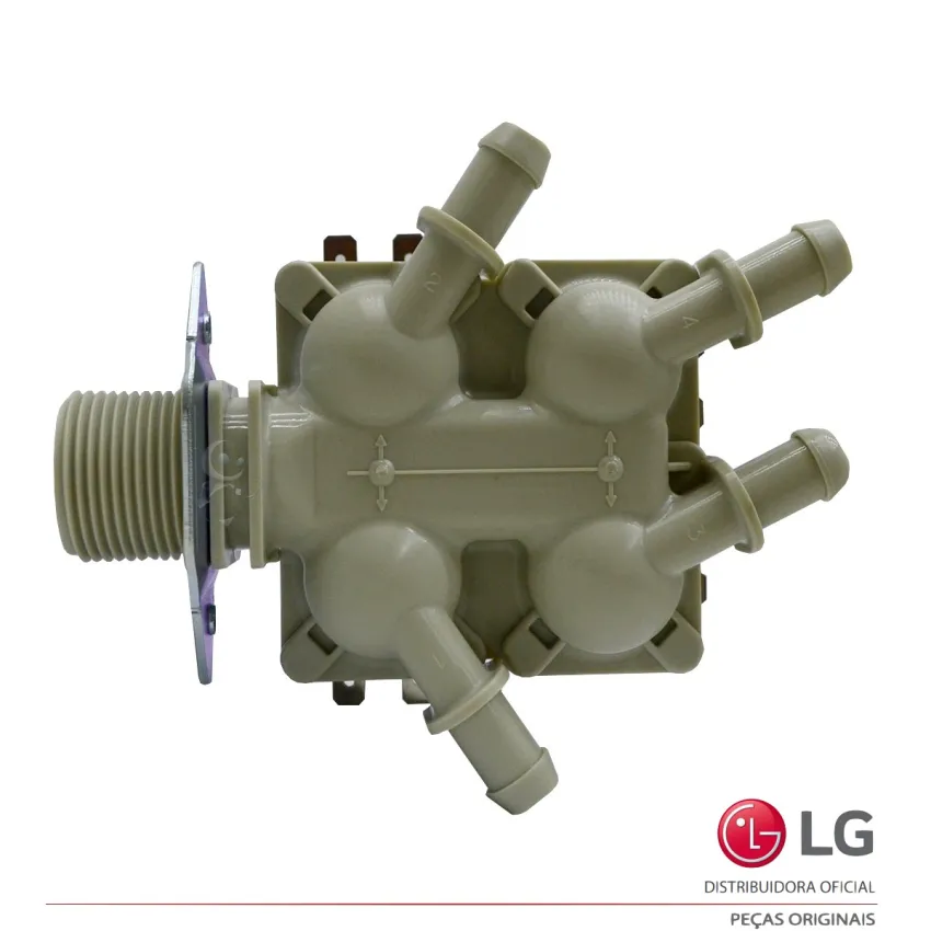 VALVULA DE 4 VIAS LG LAVA E SECA 127V WD17VTS6 5221ER1002K | ORIGINAL