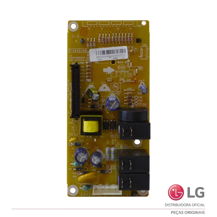 PLACA DISPLAY / INTERFACE MICROONDAS LG MH7082B MH7083R MH7083RA MH7093R MH7093RA EBR75234884 EAX64628702 | ORIGINAL