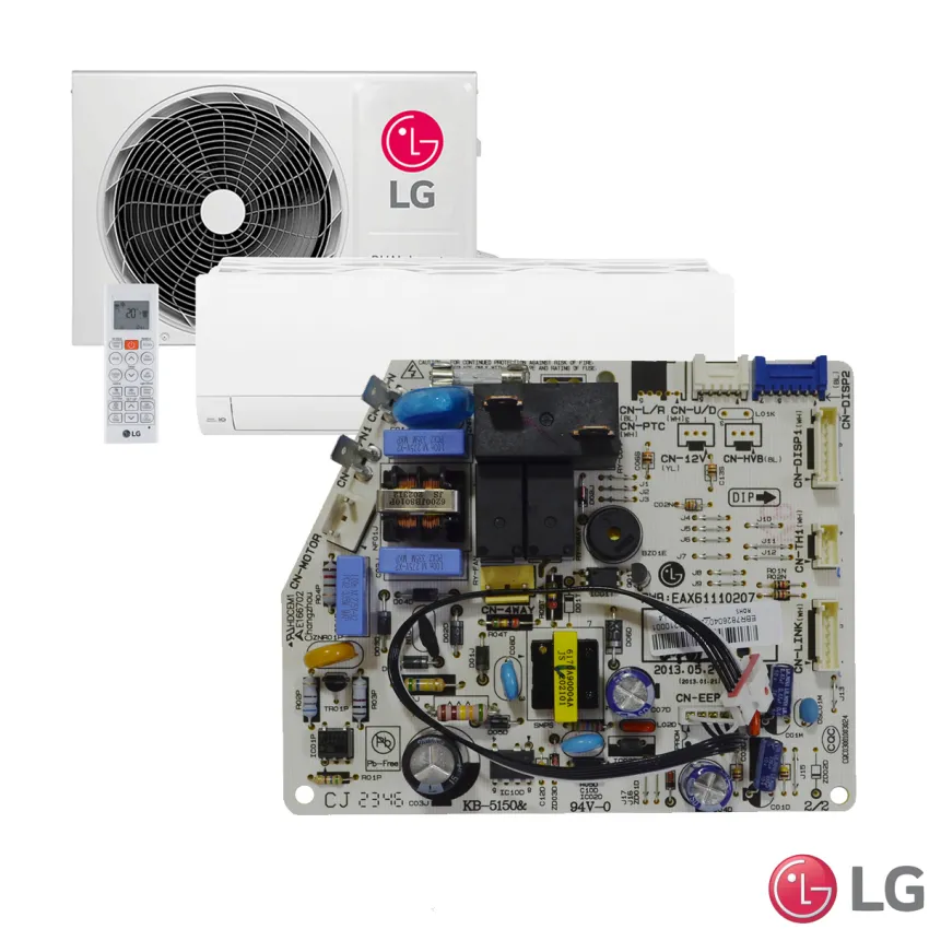 PLACA PRINCIPAL EVAPORADORA LG AR CONDICIONADO TSNH072W4W0 TSNH092H4W0 TSNH122H4W0 EBR78260402 EAX61110207 | ORIGINAL