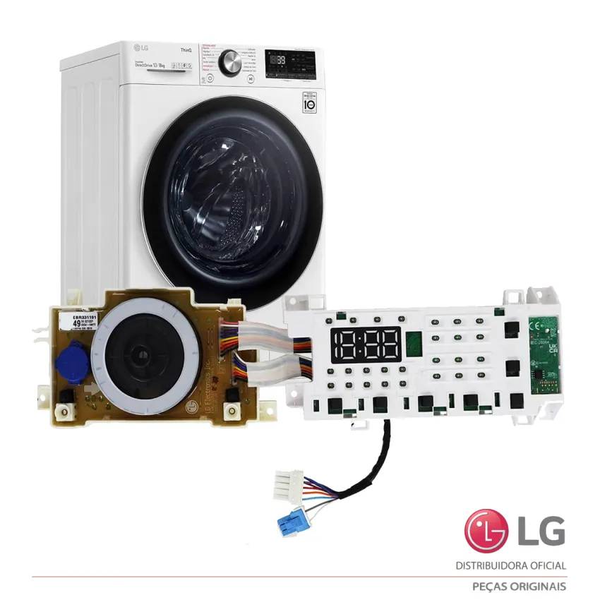 PLACA DISPLAY / INTERFACE LAVA E SECA LG CV9013EC4 CV9013WC4 CV9014BC2 CV9014PC2 CV9014WC2 EBR33119149 EBR31437599