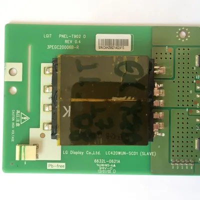 PLACA INVERTER PANASONIC 6632L-0621A LC420WUN-(SC)(D1) 3PEGC20006B-R (SEMI NOVA)