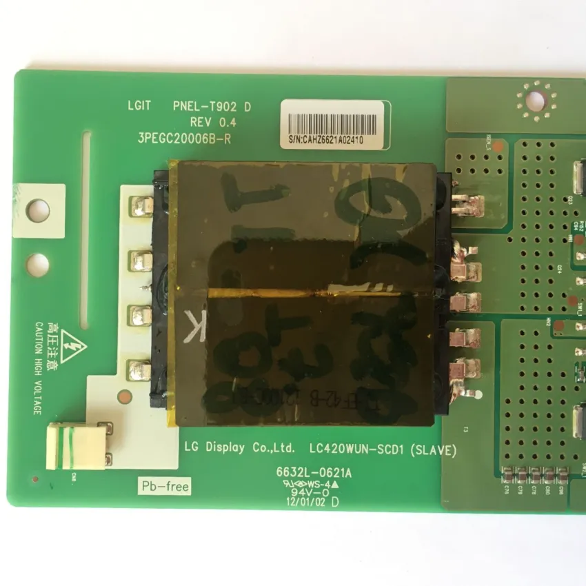 PLACA INVERTER PANASONIC 6632L-0621A LC420WUN-(SC)(D1) 3PEGC20006B-R (SEMI NOVA)