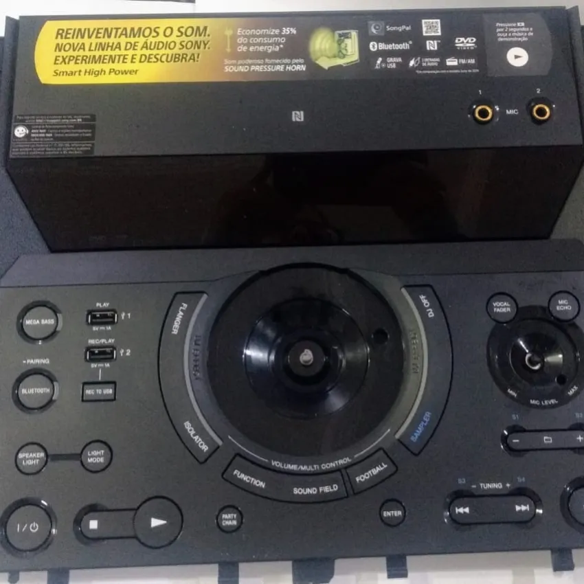 PAINEL FRONTAL SHAKE-X3D PLACA DISPLAY SONY SHAKE-X3D Y8288977A COM DISPLAY 1-735-390-11