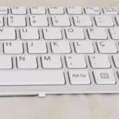 TECLADO PARA NOTEBOOK SONY VAIO SVE15 SVE151J11X  COR BRANCO 149095811 1-490-958-11 149095811BR