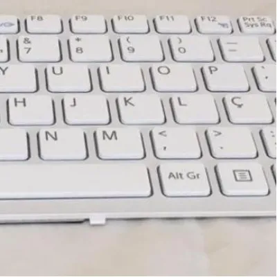 TECLADO PARA NOTEBOOK SONY VAIO SVE15 SVE151J11X  COR BRANCO 149095811 1-490-958-11 149095811BR