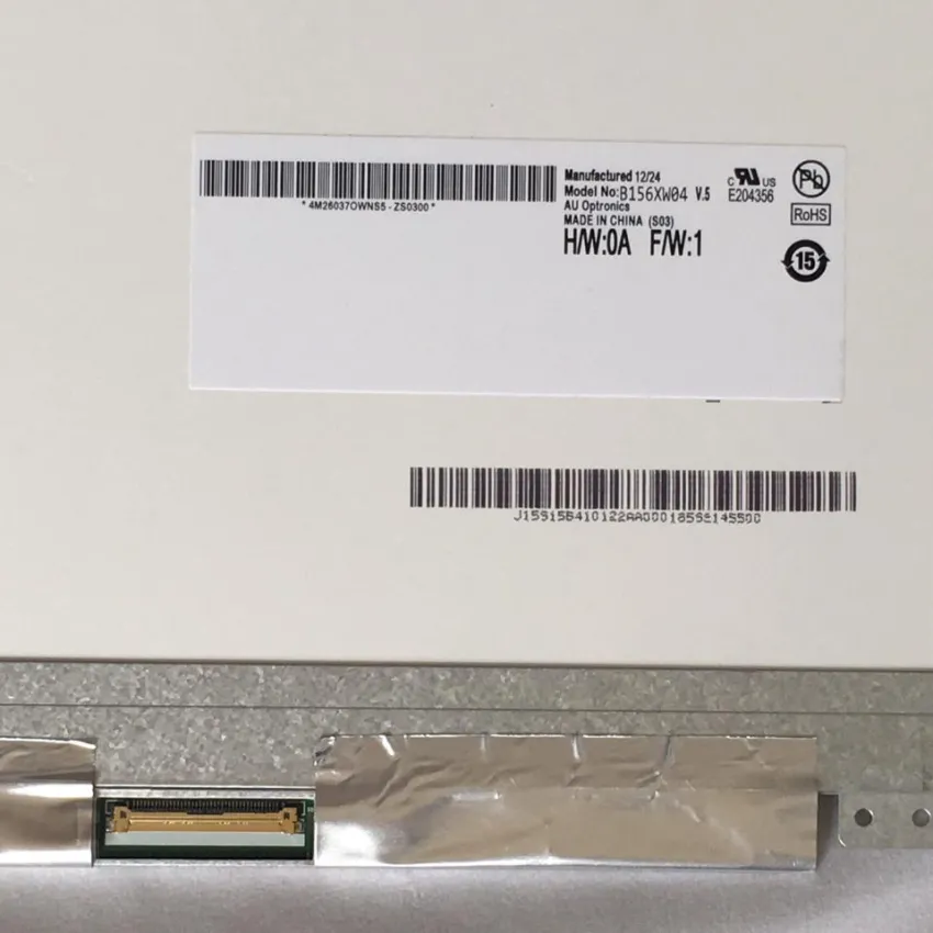 TELA LCD 15.6 SONY B156XW04 V5 SVE15134CXS  SVE15134CXW  SVE15137CXS  SVE1512BCXS SVE15138CXS  SVE1512BCXW  SVE15138CXW