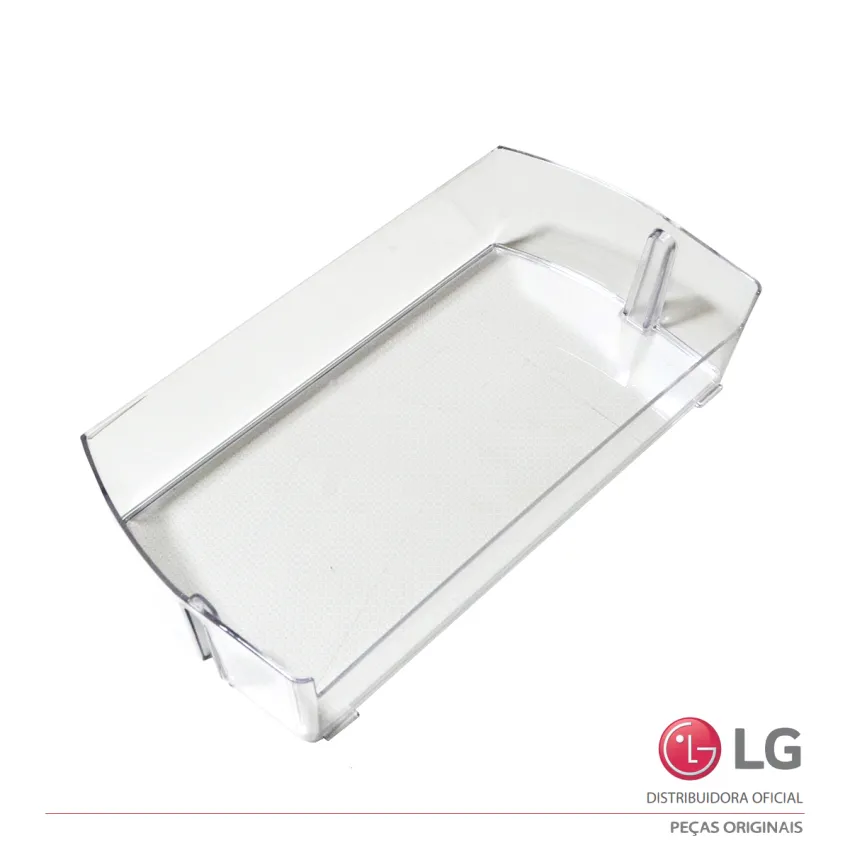 PRATELEIRA INFERIOR DA PORTA DO REFRIGERADOR LG GC-B257SLW2 GC-L257SLP1 GC-X257CSH1 MAN64890001 MAN64890002  | ORIGINAL
