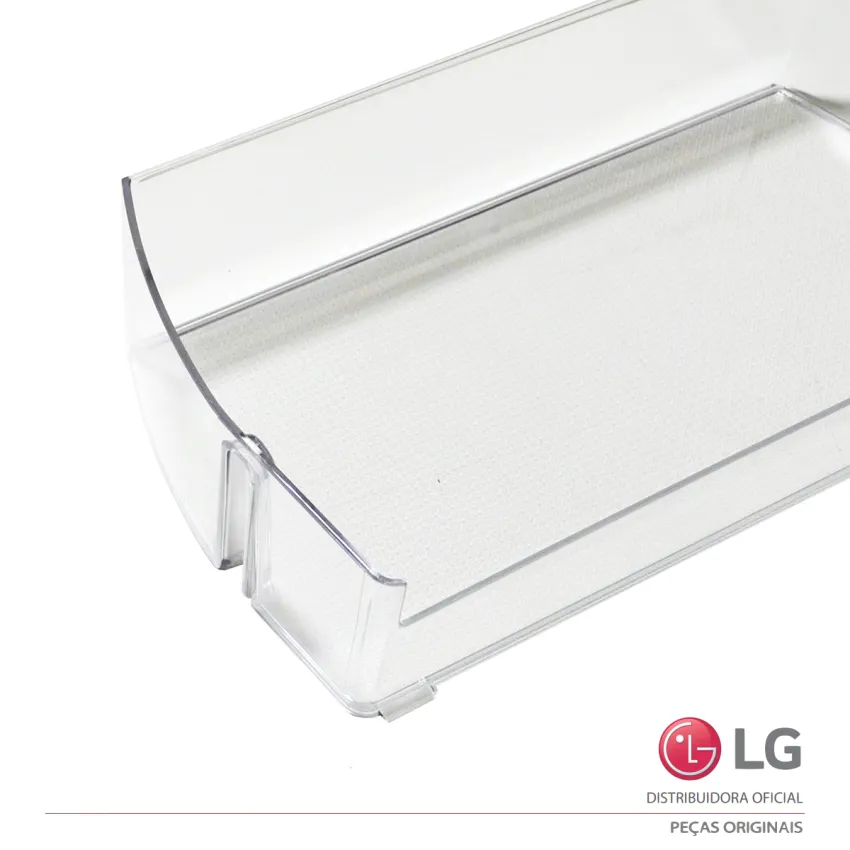 PRATELEIRA INFERIOR DA PORTA DO REFRIGERADOR LG GC-B257SLW2 GC-L257SLP1 GC-X257CSH1 MAN64890001 MAN64890002  | ORIGINAL