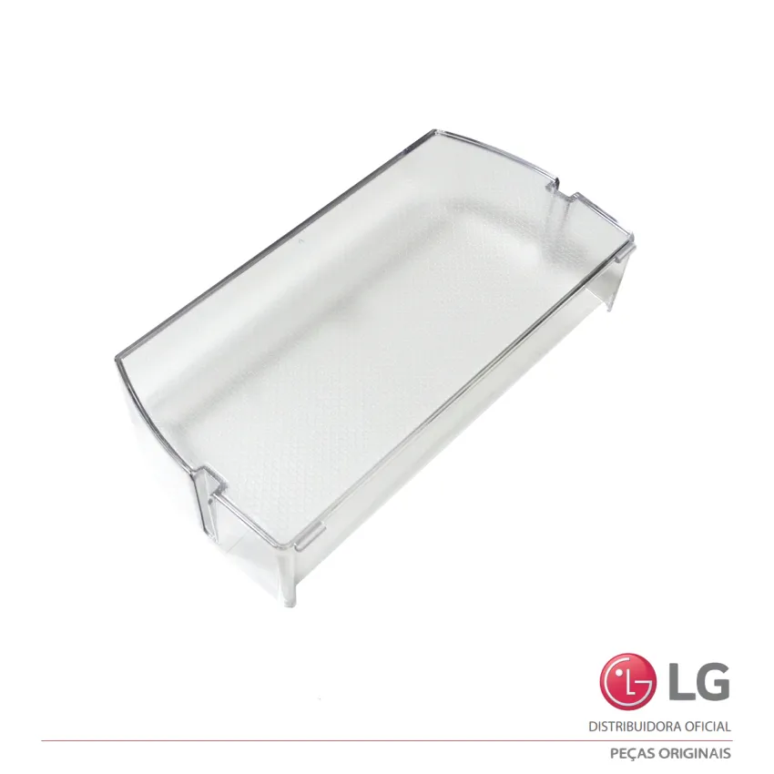PRATELEIRA INFERIOR DA PORTA DO REFRIGERADOR LG GC-B257SLW2 GC-L257SLP1 GC-X257CSH1 MAN64890001 MAN64890002  | ORIGINAL