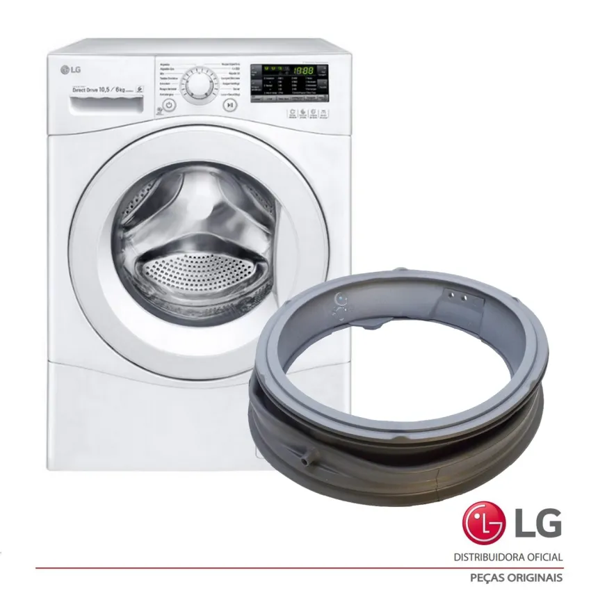 BORRACHA DA PORTA LAVA E SECA LG WD1412RT7B WD1412RT5 MDS38265303 - ORIGINAL