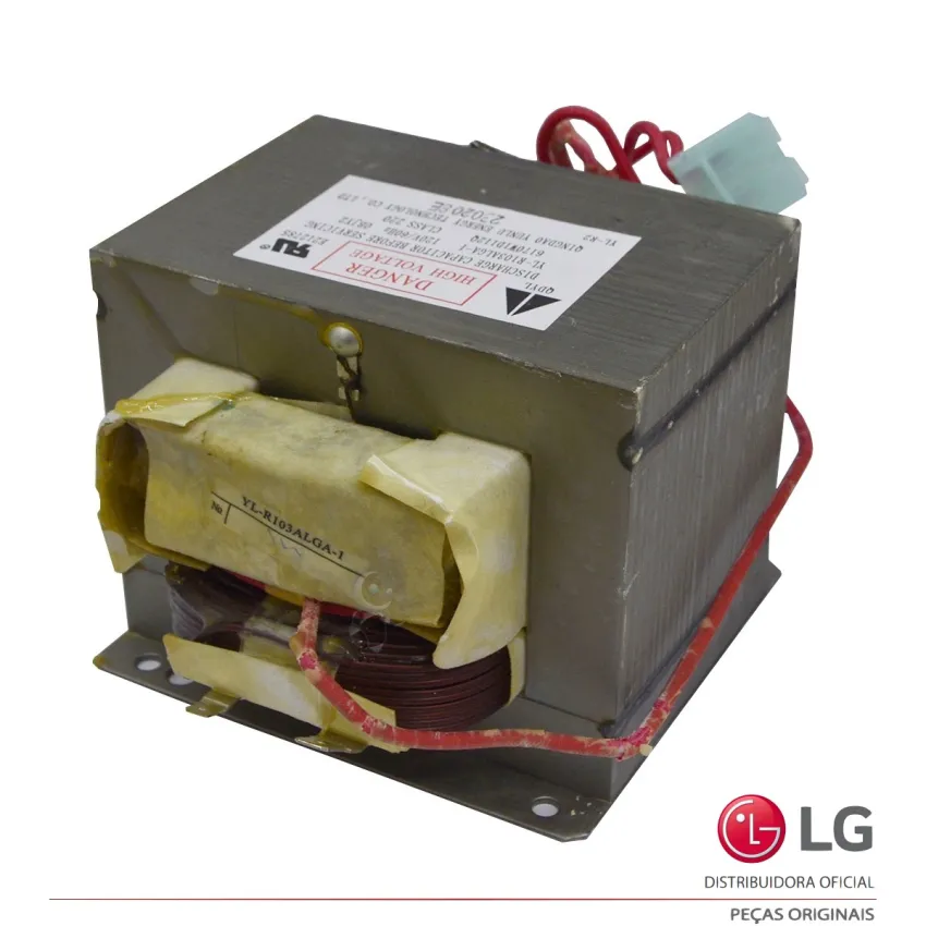 TRANSFORMADOR PARA FORNO MICROONDAS LG MP9488S MP9488SC 120V 13.3A 1.59KVA 6170W1D112H 6170W1D112G