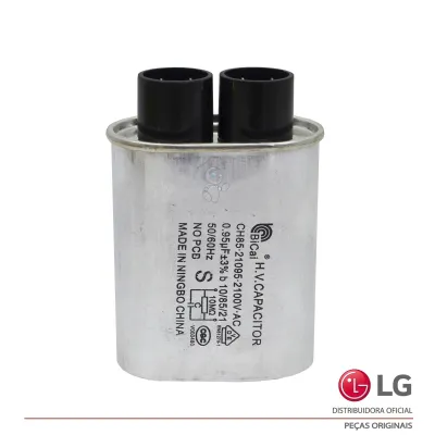 Capacitor Alta Tensão Microondas Lg 0.95UF 50/60hz 2100v Mh7043ra Mh7047ga Mh7048apa Mh7048ga 0czzw1h004k