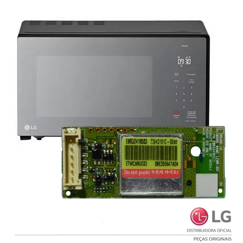 PLACA WI-FI MICROONDAS LG MG3097NR MG3097NRA MGEN3097E EBR32418503 LCWB-001 | ORIGINAL
