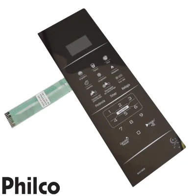 MEMBRANA TECLADO MICROONDAS PHILCO BMO34EB A34PXP94 5010-01165 | NOVA