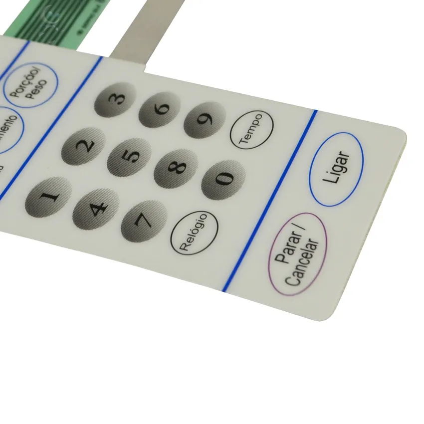 MEMBRANA TECLADO DE MICROONDAS PANASONIC NN4557 NN5557 FPC800212