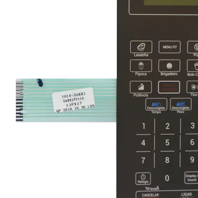MEMBRANA TECLADO MICROONDAS PHILCO BMO26IP PRETO