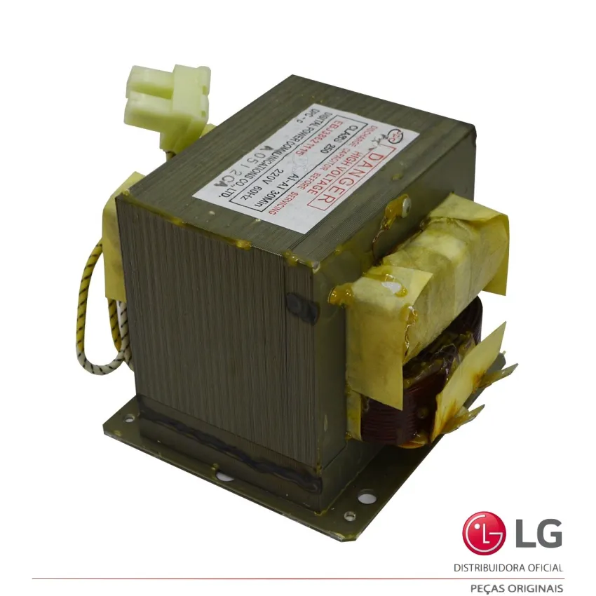 TRANSFORMADOR MICROONDAS LG MJ3881BCA EBJ38621115 1000W 8A 220V 50/60HZ