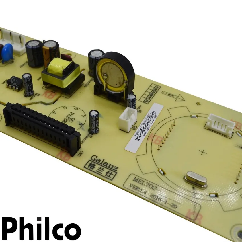 PLACA DISPLAY MICROONDAS PHILCO PME31 MEL702 - 127V 