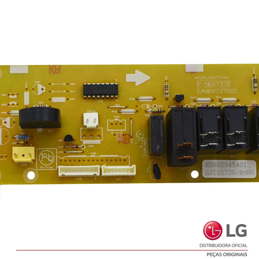 PLACA MICROONDAS LG MP9488SC MP9488SR EBR60945401 EAX60737002 P-N607370 ACCL007041 - ORIGINAL