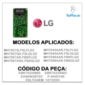 PLACA DISPLAY MICROONDAS LG MH7057Q MH7057QA MH7097AR MH7097ARA EBR75234895 EBR75234893 EAX64628702 P-A643140