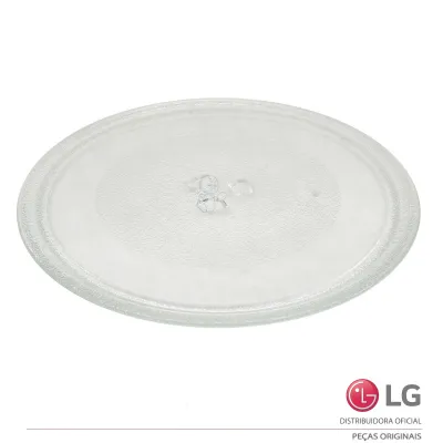 PRATO GIRATÓRIO DE MICROONDAS LG 3390W1G005E C/TREVO 245mm - ORIGINAL
