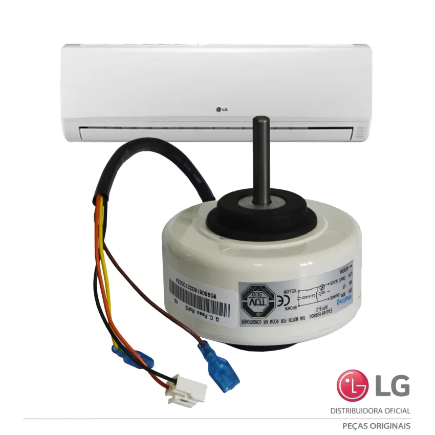 MOTOR VENTILADOR EVAPORADORA SPLIT LG AR CONDICIONADO TSNC122H4W0 TSNH092H4W0 TSNH122H4W0 EAU48159806 | ORIGINAL