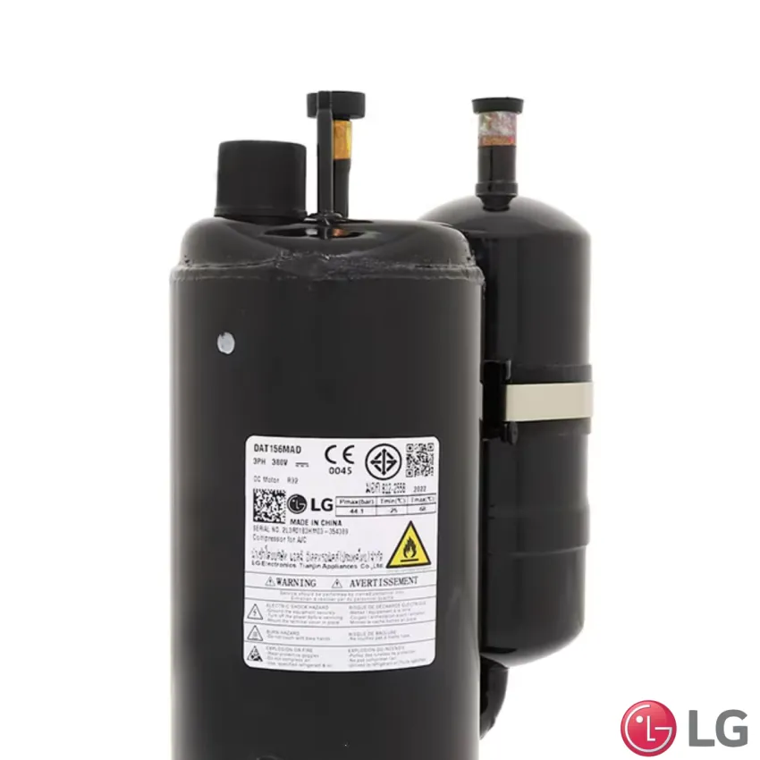 COMPRESSOR AR CONDICIONADO LG DAT156MAD 380V A2UW16GFA2 A2UW18GFA2 A3UW21GFA2 TBZ37957701 TBZ39262001 - ORIGINAL