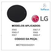 BOTÃO DE COMANDO DO VOLUME LG RN5 RN7 RN9 MEY65334201 | ORIGINAL