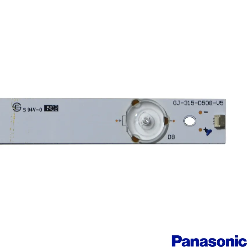 KIT BARRAMENTO PANASONIC TC-32AS600 TC-32AS600B GJ-315-D508-V5 | 5 BARRAS 8 LEDS | ORIGINAL