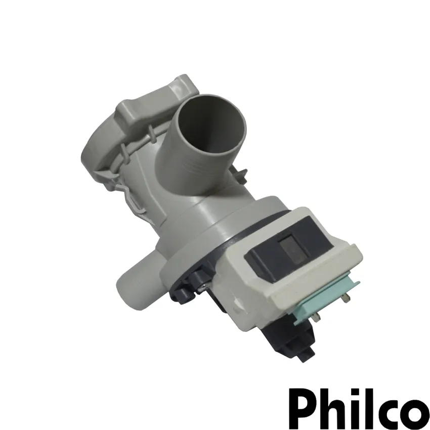 BOMBA DE DRENAGEM LAVA E SECA PHILCO 127V PLR10B PLR11B PLR12A PLR12B PLS12B PLS12T | NOVA